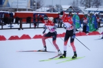 Юлия Ильина и Данил Ильчуков - победители в командном спринте по лыжным гонкам