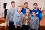 Сыктывкарский «Строитель» посетил дом-школу имени Александра Католикова