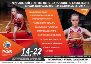 В Сыктывкаре продолжается финальный этап первенства России по баскетболу среди девушек 2001 г.р.