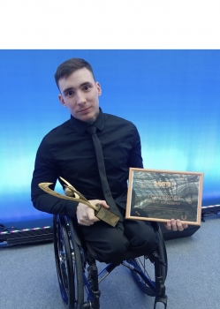 Иван Голубков получил премию Паралимпийского комитета «Возвращение в жизнь»