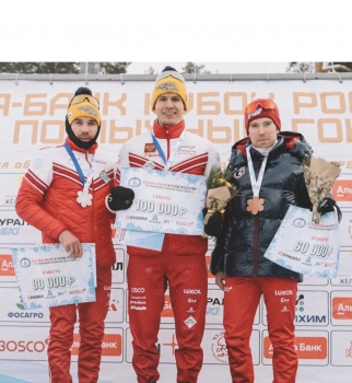 Илья Семиков – взял бронзу на III этапе Альфа-Банк Кубка России по лыжным гонкам