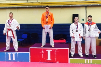 Ухтинский спортсмен Гасанов Артур стал Чемпионом Всероссийских соревнований по каратэ WKF «НЕВСКИЙ ФАКЕЛ 2018»
