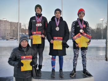 Конькобежцы Глеб Мельхер и Андрей Коданев везут в Сыктывкар десять медалей первенства СЗФО