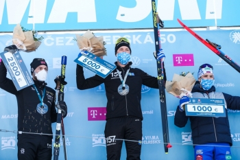 Ермил Вокуев третий в гонке на 50 км в марафонской серии Ski Classics