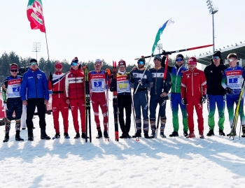 Коми стала бронзовым призером в мужской эстафете на чемпионате России по лыжным гонкам