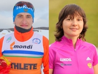 Юлия Иванова и Станислав Волженцев - победители лыжного марафона