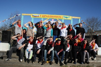  В п.Кыдзявидзъ прошел очередной этап «Молодежной эстафеты»