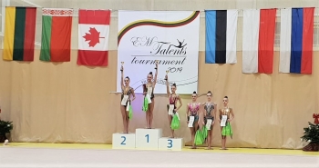 В столице Литвы завершился международный турнир по художественной гимнастике «EM TALENTS TOURNAMENT 2019»
