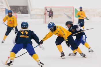 Первенство мира по хоккею с мячом среди юниоров до 19 лет в Сыктывкаре: Швеция- Казахстан, 16:0