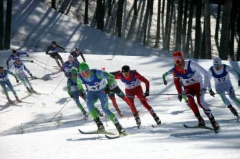 Первые медали Чемпионата России по лыжным гонкам в Тюмени