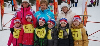 Дошкольники Сыктывкара показали лучшие результаты на «Лыжне дошколят — 2014»