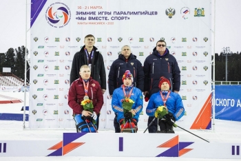 Иван Голубков выиграл спринтерскую гонку на Зимних Играх Паралимпийцев