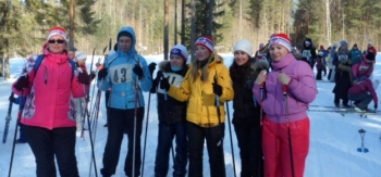 Более 200 человек вышли на «Краснозатонскую лыжню»