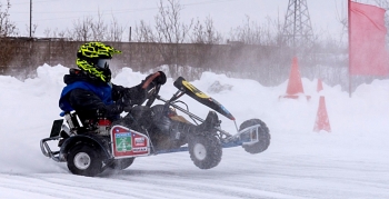 На Выльгортских озерах прошел Открытый Чемпионат Республики Коми по зимнему картингу