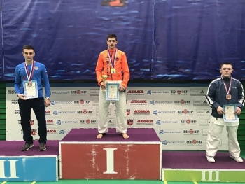 Гасанов Артур завоевал золотую медаль на Всероссийских соревнованиях по каратэ «Петербургская весна»
