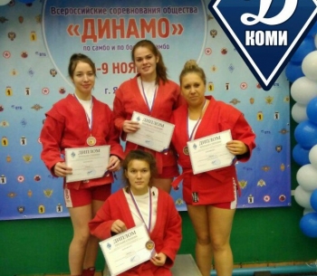 Самбисты Республики Коми успешно выступили на Всероссийских соревнованиях общества «Динамо» в Ярославле