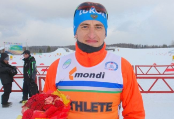 Станислав Волженцев третий в гонке на 15 км в рамках Тур де Ски