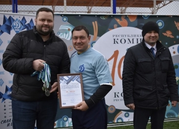 Сборная Управления Росгвардии по РК стала серебряным призером турнира по мини-футболу