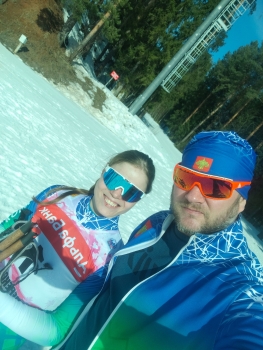 Второе "золото" Ирины Губер на чемпионате России по лыжным гонкам спорта ЛИН